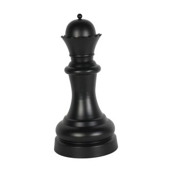 Decorative Queen - Aluminium - L29 x W29 x H58 cm - Black