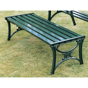 Edwardian Form Bench British Made, High Quality Cast Aluminium Garden Furniture - Wide Choice of Colours and Finishes Available