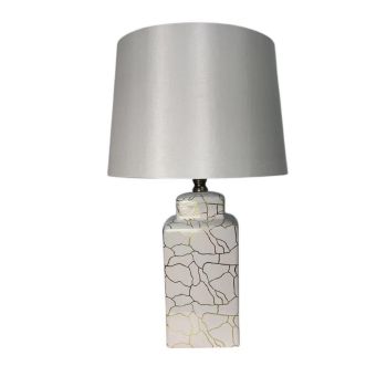 59 x 36 cm Lamp and Shade - Ceramic - L30 x W36 x H59 cm