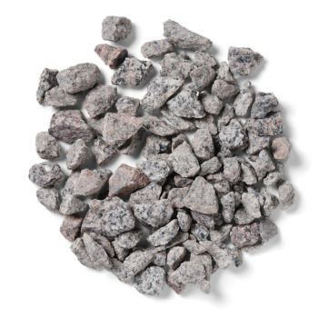 Dappled Silver Bulk Bag 850 kg - 10-20 mm Silver/Grey Granite Premium Chippings - L100 x W100 x H80 cm