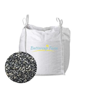 12-25mm Black premium chippings White and Grey Basalt Gravel - Premium Aggregate Bulk Bag - 850 kilos