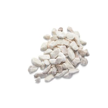 Rose Glacier Bulk Bag 850 kg Premium Chippings - 14-20 mm Creamy-Rose Toned Gravel - L100 x W100 x H80 cm