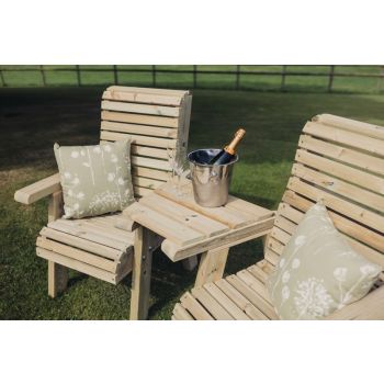 Angled Tray For Connecting Companion Set Seating - Timber - L380 x W650 x H4 cm - NB Tray only