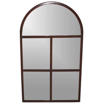 Archway Outdoor Mirror - Glass - L1.5 x W50 x H90 cm - Natural Rust