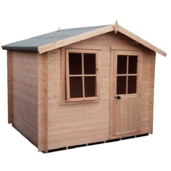 Avesbury Log Cabin Home Office Garden Room Approx 8 x 8 Feet