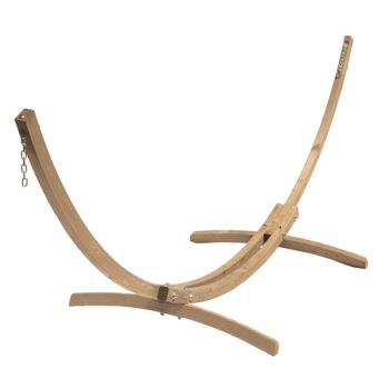 Kronos Outdoor Wooden Hammock Stand - Medium