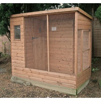 Buttercup All Weather Outdoor Bird Aviary Pet Cage 8' x 4'