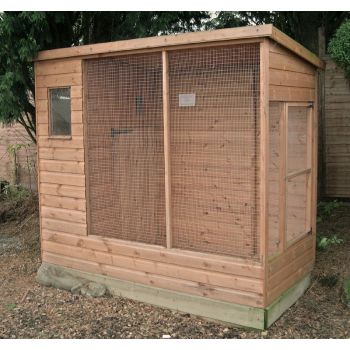 Buttercup All Weather Outdoor Bird Aviary Pet Cage 10' x 4'