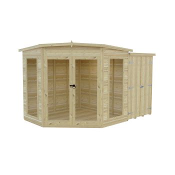 Barclay 7 x 11 Feet with Side Shed - L119 x W205 x H190.3 cm