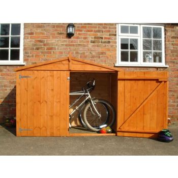 Bike Store Apex Shiplap Garden Bicycle Shed with floor