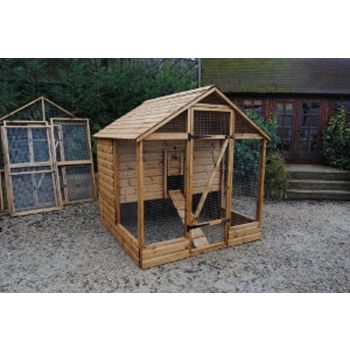 Flowton Poultry House 2 to 12 Hens - L182.9 x W182.9 x H198.1 cm