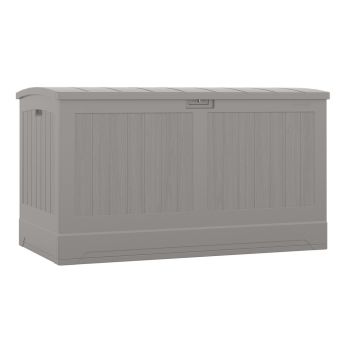757L Montana Storage Box - Resin - L80 x W146 x H83 cm - Stone Grey