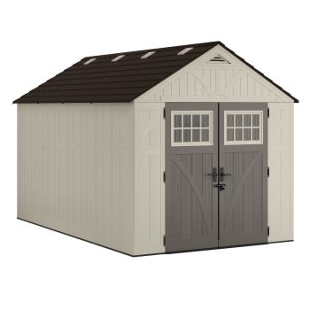 8 x 13 Tremont Shed - Resin - L403 x W255 x H262 cm