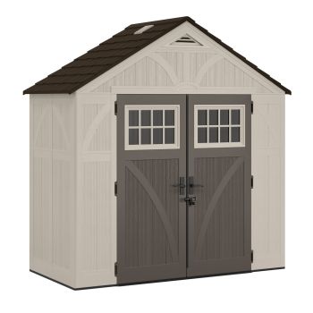 8 x 4 Tremont Shed - Resin - L124 x W255 x H262 cm
