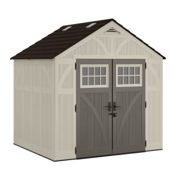 8 x 7 Tremont Shed - Resin - L218 x W255 x H262 cm