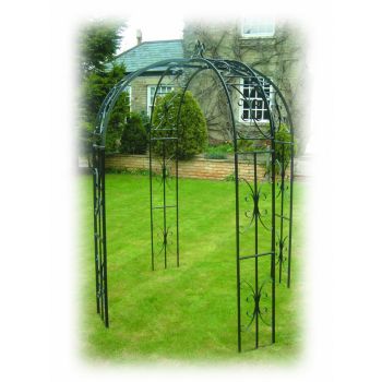 Buckingham 4 Way Gazebo (Including Ground Spikes) Bare Metal/Ready to Rust - Steel - L167.6 x W167.6 x H238.8 cm