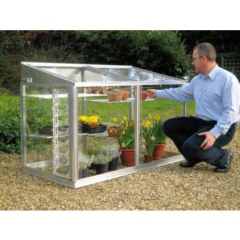 Eltham-D 5 Feet Classic Growhouse - Aluminium - L151 x W79 x H100 cm - Without Coating