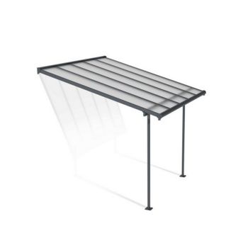 Patio Cover Sierra 3X3.05 Clear - Polycarbonate - L314 x W299 x H305 - Grey