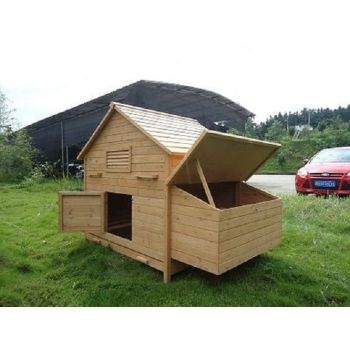 (New with tray) Clopton 6 to 12 Hen Chicken Coop - L174 x W110 x H137 cm