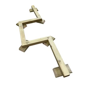 Single Challenge Balance Beam - L240 x W80 x H12 cm