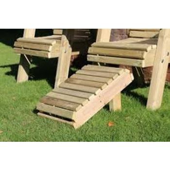 Ergonomic Foot Stool - Wood - L50 x W35 x H30 cm - L50 x W35 x H30 cm