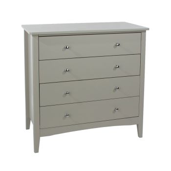 4 Drawer Chest - MDF - 83 x 43 x 85 cm - Grey