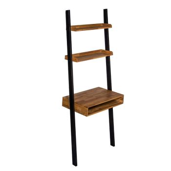 Copenhagen Ladder Desk - Wood - L45.5 x W184.5 x H74.5 cm - Black