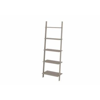 Ladder Design Shelf Unit - Pine - 60 x 35 x 180 cm - Grey Wax