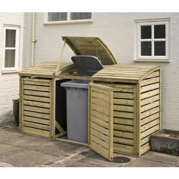 Triple Bin Store - L82 x W230 x H130 cm