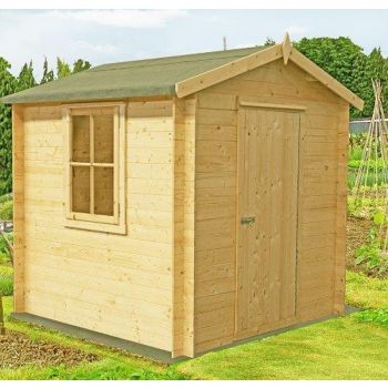 Danbury Log Cabin Home Office Garden Room Approx 9 x 9 Feet