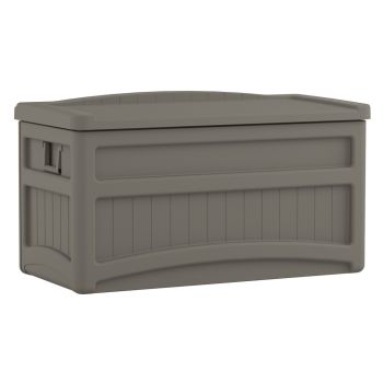 276L Dakota Storage Box - Resin - L60 x W117 x H65 cm - Stone Grey