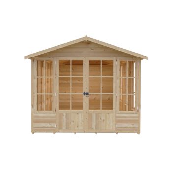 Delmora 8 x 16 Shiplap Summerhouse - Wood - L2456 x W4776 x H2174 mm