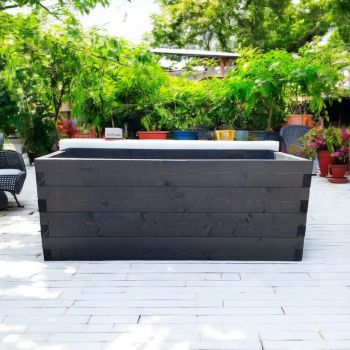 Suffolk Planter (Painted Wooden Planter - Choice of Colours Available) - L40 x W40 x H60 cm