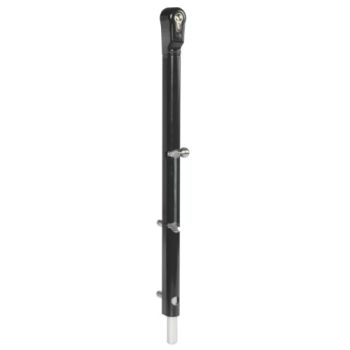 Locinox lockable drop bolt - RAL 9005 (Supply Only) - Black