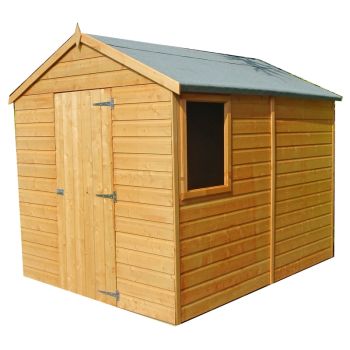 8 x 6 Feet Durham Single Door Tongue and Groove Garden Shed Workshop
