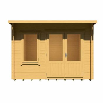Edgefield 11 x 10 Feet Log Cabin in 19 mm Logs - L329 x W299 x H238 cm