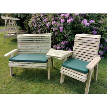 Ergo Trio Set Straight Tray - Timber - L75 x W220 x H105 cm