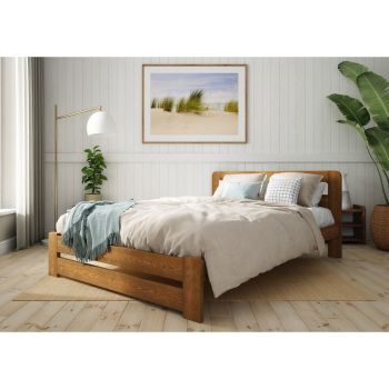 Aurora Bed Frame 3 Feet - Wood - L197 x W98 x H80 cm - Umbra