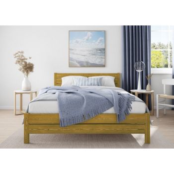 Alva Bed Frame 4 Feet - Wood - L197 x W128 x H90 cm - Botany