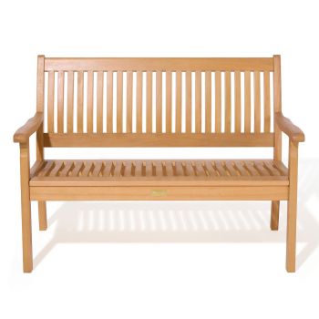 1.2m Farnham Bench - Timber - L72 x W124 x H87 cm