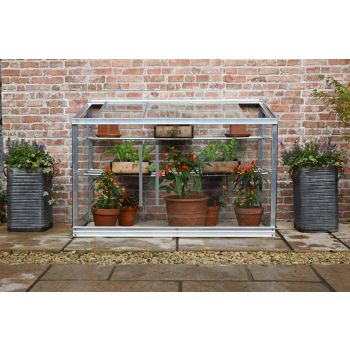 4 Feet Half Wall Frame/Growhouse - Glass - L121 x W63 x H76 cm - Without Coating
