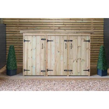Gisburn Garden Store Large - Timber - L96 x W227 x H123 cm