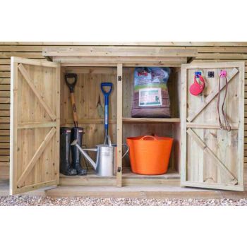Gisburn Garden Store Medium - Timber - L96 x W160.6 x H123 cm