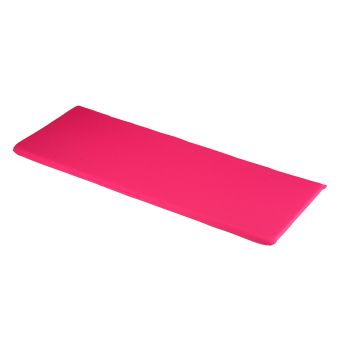 3 Seater Bench Outdoor Garden Furniture Cushion - L141 x W48 x H4 cm - Hot Pink
