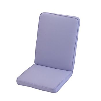 Heather Low Recliner Outdoor Garden Furniture Cushion - L96 x W42 x H4 cm - Purple