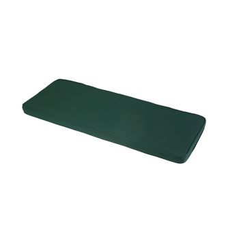 2 Seater Bench Outdoor Garden Furniture Cushion - L116 x W48 x H4 cm - Forest Green