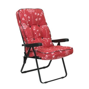 Deluxe Recliner Renaissance - L73 x W58 x H99 cm - Rouge