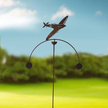 Spitfire Wind Rocker Double Bare Metal/Ready to Rust - Steel - W54 x H148.5 cm