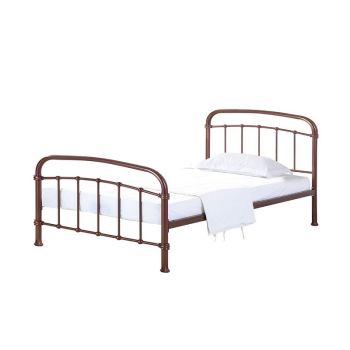 3 Feet Halston Single Bed - Metal - L200 x W101 x H113 cm - Copper