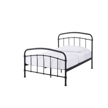 3 Feet Halston Single Bed - Metal - L200 x W101 x H113 cm - Black